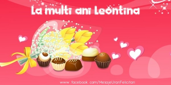 Felicitari de zi de nastere - La multi ani Leontina
