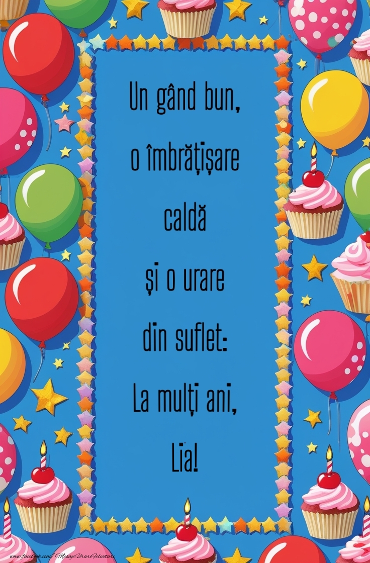 Felicitari de zi de nastere - Felicitare personalizata cu nume