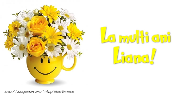 Felicitari de zi de nastere - Buchete De Flori & Flori | La multi ani Liana!