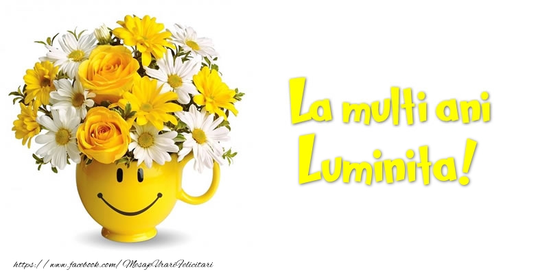 Felicitari de zi de nastere - Buchete De Flori & Flori | La multi ani Luminita!
