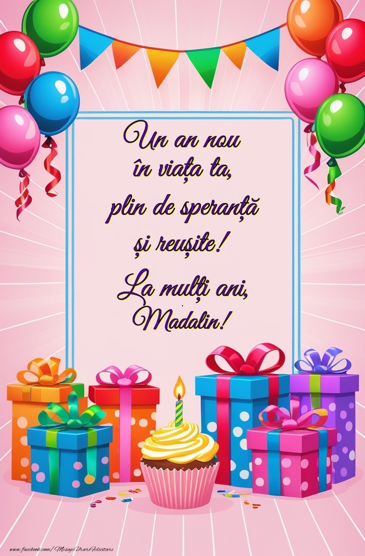 Felicitari de zi de nastere - Un an nou  în viața ta, plin de speranță