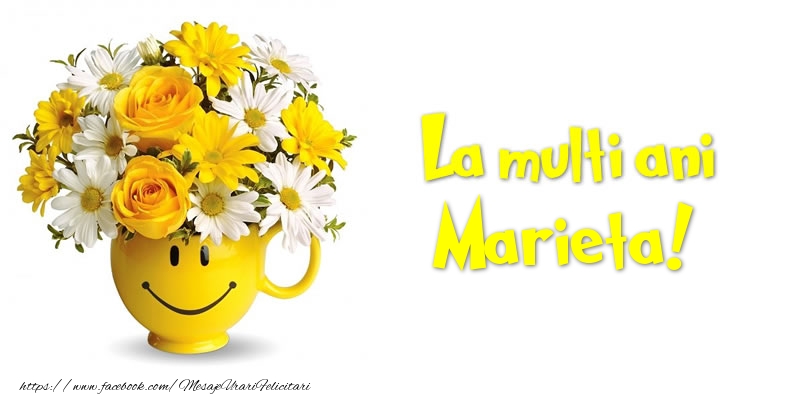 Felicitari de zi de nastere - Buchete De Flori & Flori | La multi ani Marieta!