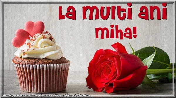 Felicitari de zi de nastere - La multi ani Miha
