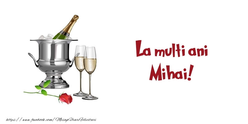 Felicitari de zi de nastere - Sampanie | La multi ani Mihai!