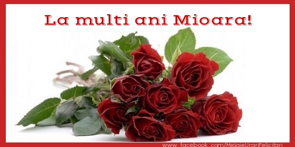 Felicitari de zi de nastere - Flori & Trandafiri | La multi ani Mioara!
