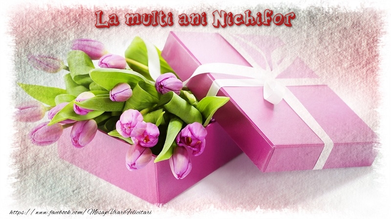 Felicitari de zi de nastere - Cadou & Lalele | La multi ani Nichifor
