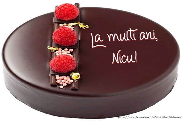  Felicitari de zi de nastere -  La multi ani, Nicu! - Tort