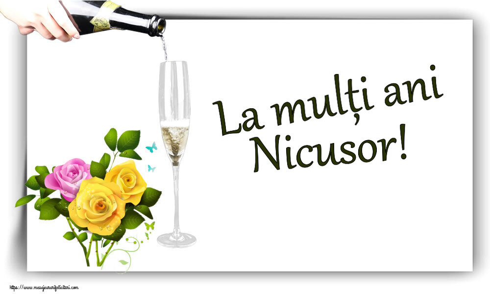Felicitari de zi de nastere - La mulți ani Nicusor!