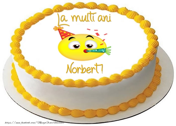 Felicitari de zi de nastere -  Tort La multi ani Norbert!