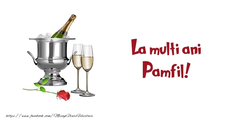Felicitari de zi de nastere - Sampanie | La multi ani Pamfil!