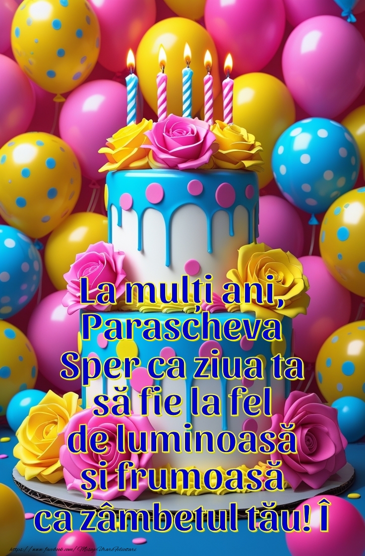 Felicitari de zi de nastere -  Urare de zi de nastere cu tort