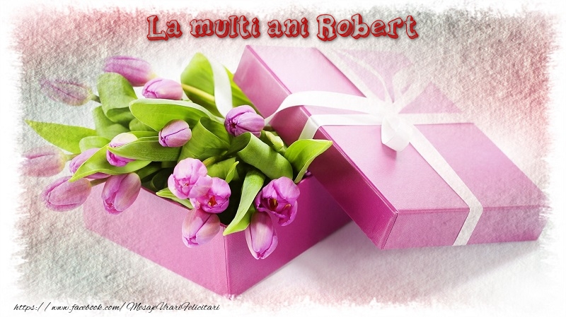 Felicitari de zi de nastere - Cadou & Lalele | La multi ani Robert