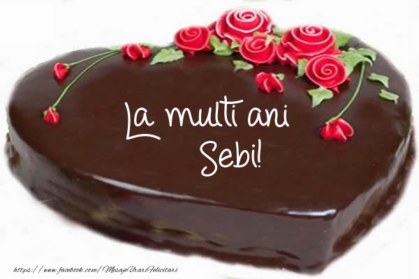 Felicitari de zi de nastere - Tort La multi ani Sebi!