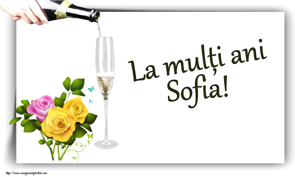 Felicitari de zi de nastere - Flori | La mulți ani Sofia!