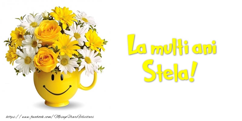 Felicitari de zi de nastere - Buchete De Flori & Flori | La multi ani Stela!