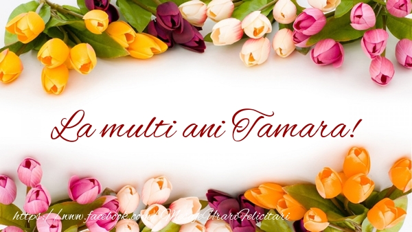 Felicitari de zi de nastere - Flori & Lalele | La multi ani Tamara!