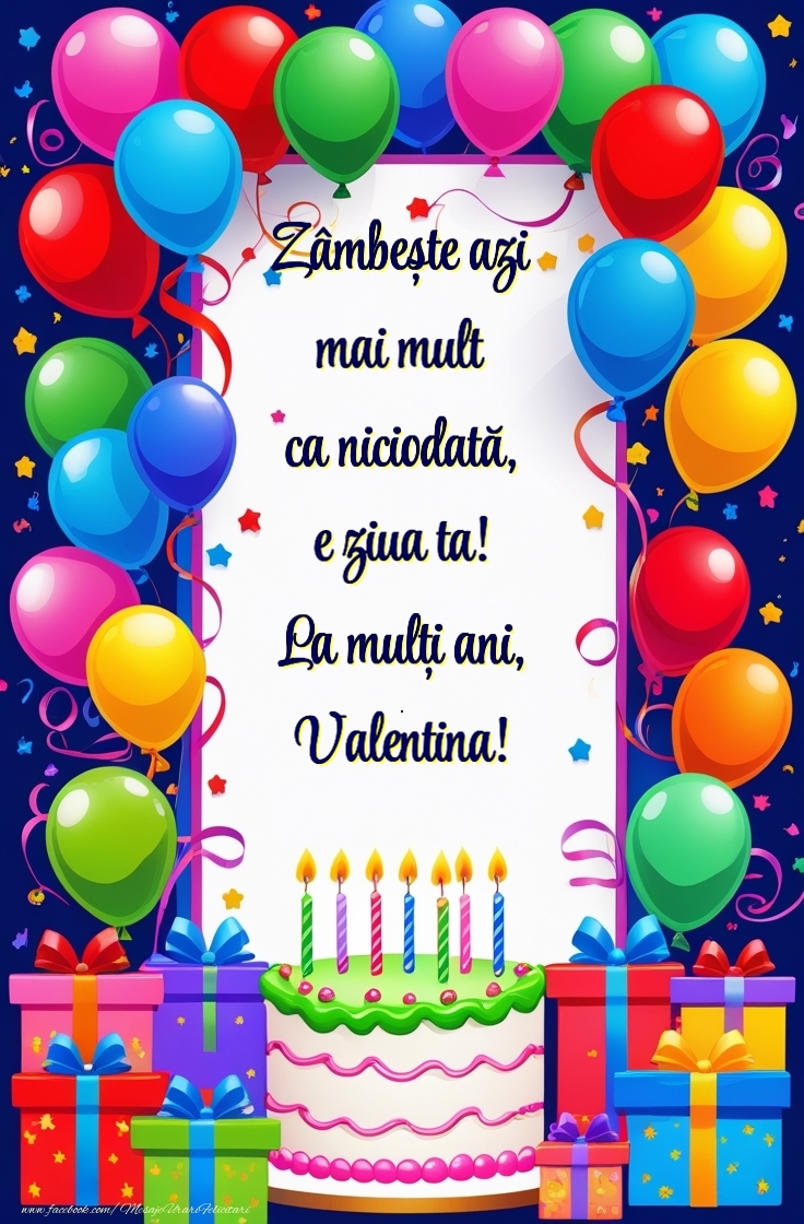 Felicitari de zi de nastere - Felicitare de ziua ta