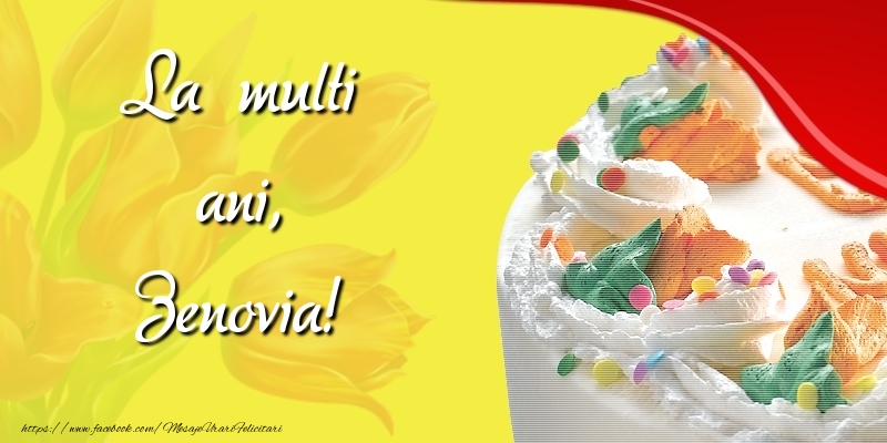  Felicitari de zi de nastere - Lalele & Tort | La multi ani, Zenovia