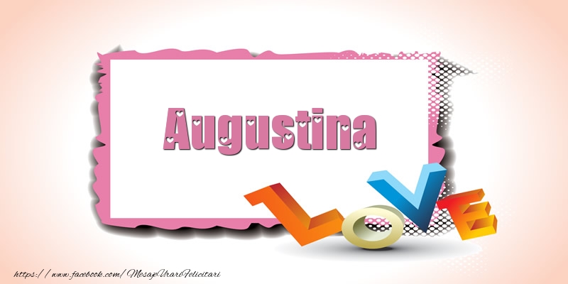 Felicitari Ziua indragostitilor - I Love You | Augustina Love