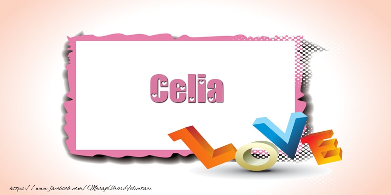 Felicitari Ziua indragostitilor - I Love You | Celia Love