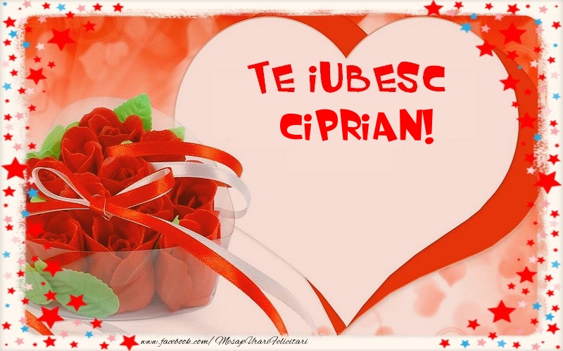 Felicitari Ziua indragostitilor - Te iubesc  Ciprian