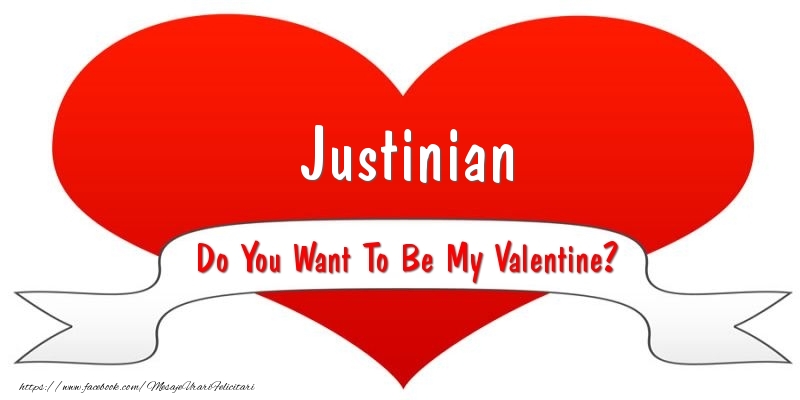 Felicitari Ziua indragostitilor - ❤️❤️❤️ I Love You & Inimioare | Justinian Do You Want To Be My Valentine?