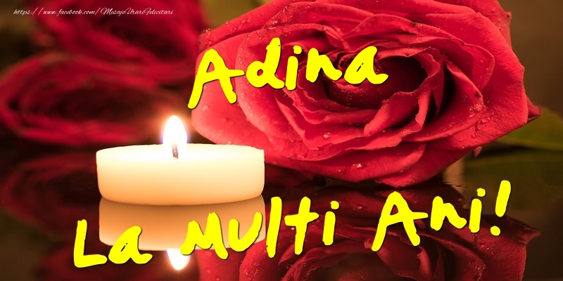 Felicitari de Ziua Numelui - Flori & Trandafiri | Adina La Multi Ani!