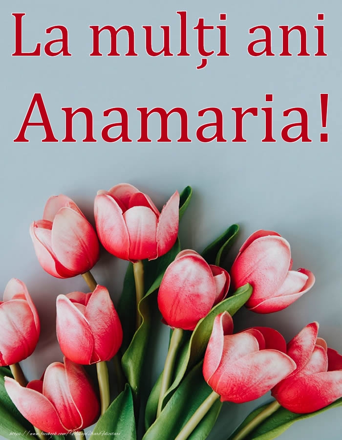 Felicitari de Ziua Numelui - La mulți ani, Anamaria!