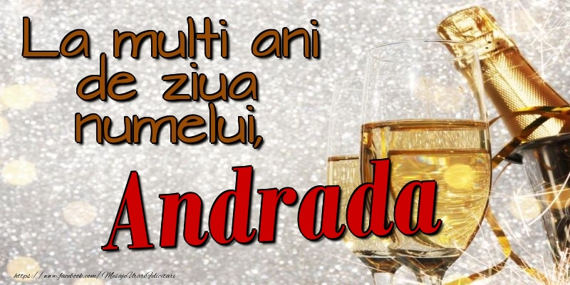 Felicitari de Ziua Numelui - La multi ani de ziua numelui, Andrada