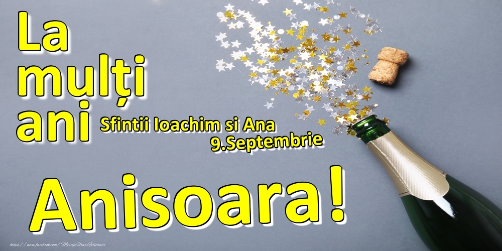 Felicitari de Ziua Numelui - 9.Septembrie - La mulți ani Anisoara!  - Sfintii Ioachim si Ana
