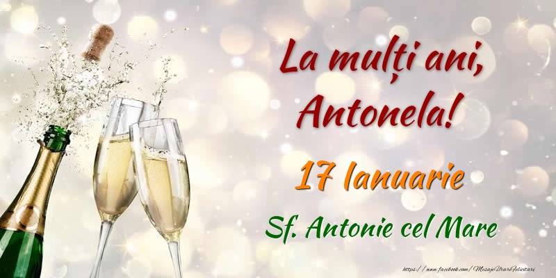 Felicitari de Ziua Numelui - La multi ani, Antonela! 17 Ianuarie Sf. Antonie cel Mare