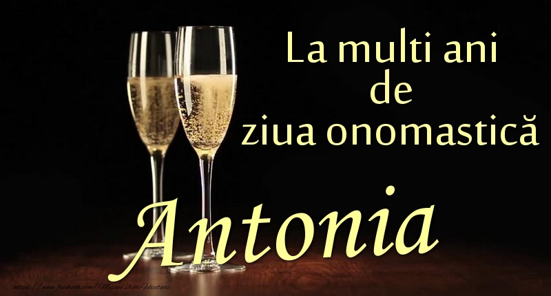 Felicitari de Ziua Numelui - La multi ani de ziua onomastică Antonia