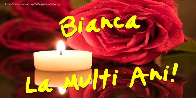 Felicitari de Ziua Numelui - Flori & Trandafiri | Bianca La Multi Ani!
