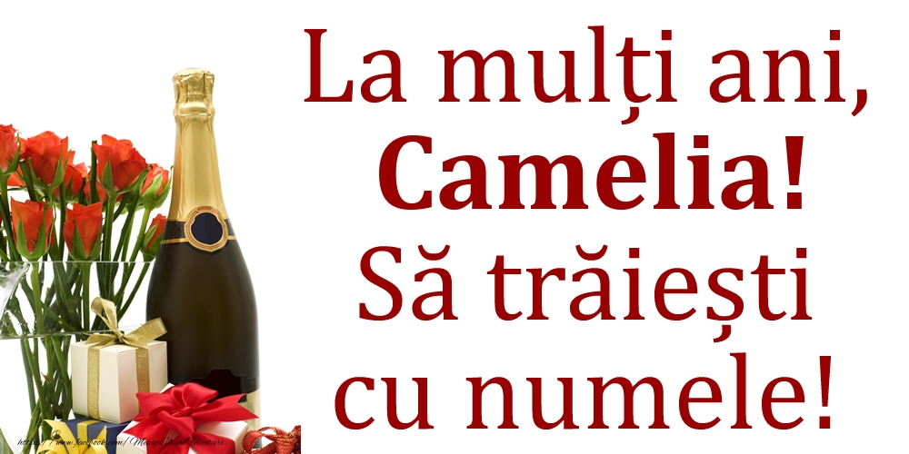 Felicitari de Ziua Numelui - Cadou & Flori & Sampanie | La mulți ani, Camelia! Să trăiești cu numele!