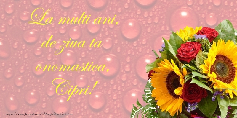 Felicitari de Ziua Numelui - Flori | La multi ani, de ziua ta onomastica, Cipri