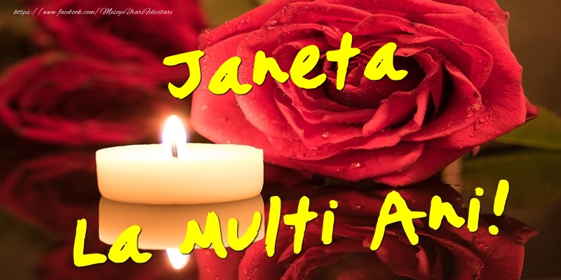 Felicitari de Ziua Numelui - Flori & Trandafiri | Janeta La Multi Ani!