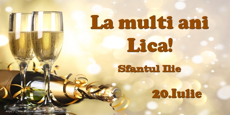 Felicitari de Ziua Numelui - Sampanie | 20.Iulie Sfantul Ilie La multi ani, Lica!