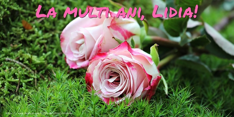 Felicitari de Ziua Numelui - Flori & Trandafiri | La multi ani, Lidia!