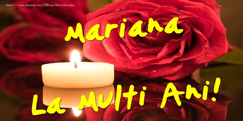 Felicitari de Ziua Numelui - Flori & Trandafiri | Mariana La Multi Ani!