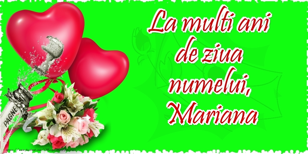 Felicitari de Ziua Numelui - La multi ani de ziua numelui, Mariana