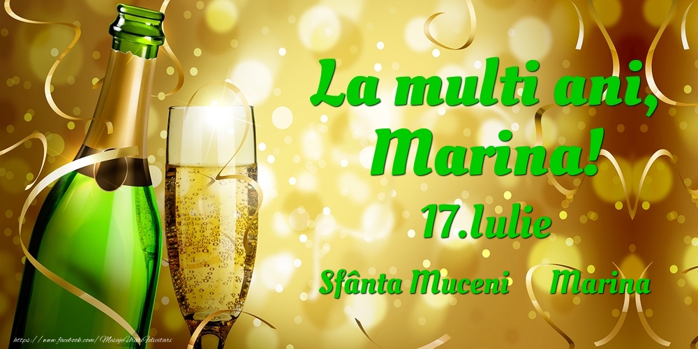 Felicitari de Ziua Numelui - La multi ani, Marina! 17.Iulie - Sfânta Muceniță Marina