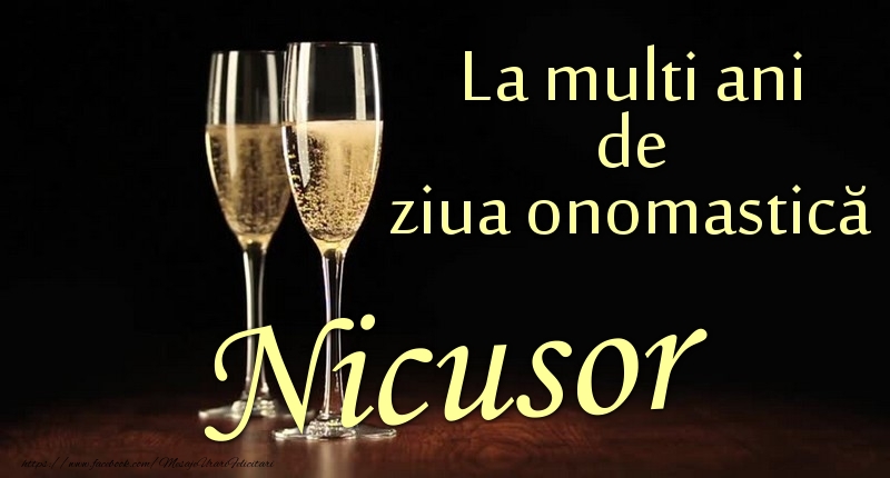 Felicitari de Ziua Numelui - La multi ani de ziua onomastică Nicusor