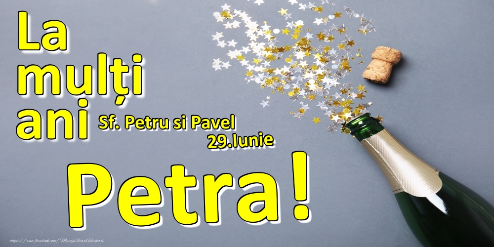 Felicitari de Ziua Numelui - 29.Iunie - La mulți ani Petra!  - Sf. Petru si Pavel