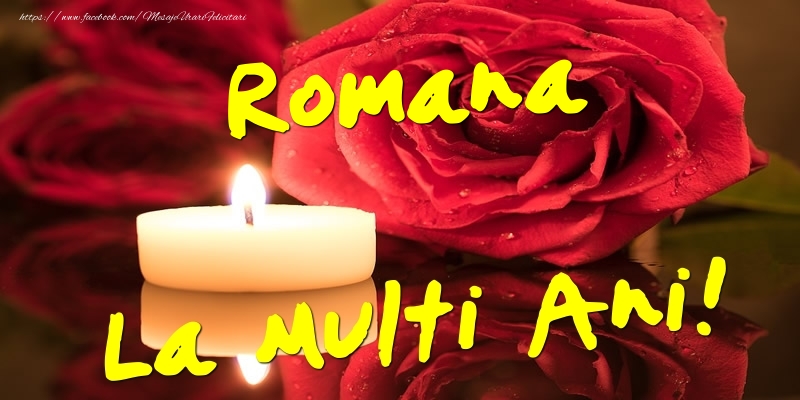 Felicitari de Ziua Numelui - Flori & Trandafiri | Romana La Multi Ani!
