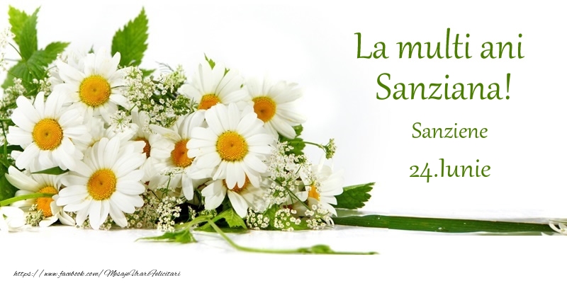 Felicitari de Ziua Numelui - Flori | La multi ani, Sanziana! 24.Iunie - Sanziene