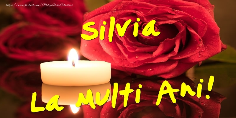 Felicitari de Ziua Numelui - Flori & Trandafiri | Silvia La Multi Ani!