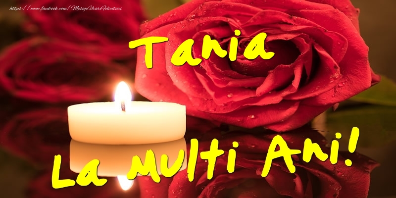 Felicitari de Ziua Numelui - Flori & Trandafiri | Tania La Multi Ani!