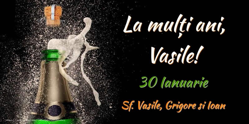 Felicitari de Ziua Numelui - La multi ani, Vasile! 30 Ianuarie Sf. Vasile, Grigore si Ioan