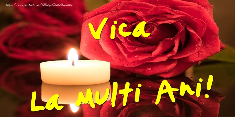 Felicitari de Ziua Numelui - Flori & Trandafiri | Vica La Multi Ani!