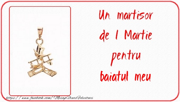 Felicitari de 1 Martie pentru Baiat - Un martisor pentru baiatul meu